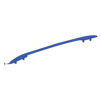 Volkswagen OE - Left Roof Luggage Carrier Side Rail