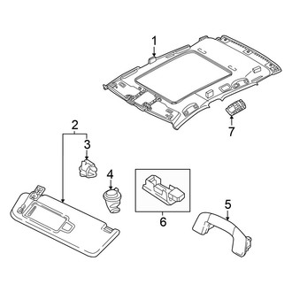 Volkswagen OE - Roof - Interior Trim (With Sunroof), (SE / SEL)