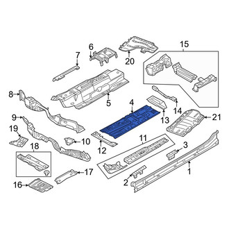 Volkswagen OE - Front Right Floor Pan