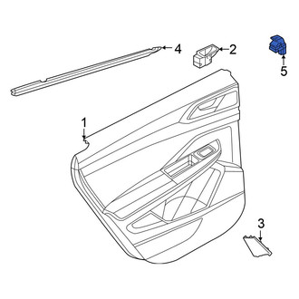 Volkswagen OE - Front Right Door Window Switch