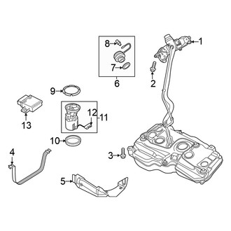 Volkswagen OE - Fuel System Components (S / SE / SEL FWD)