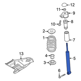 Volkswagen OE - Rear Suspension Shock Absorber