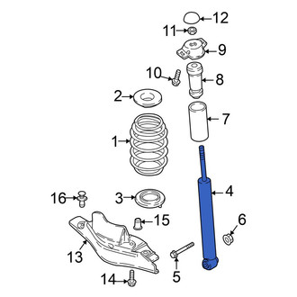 Volkswagen OE - Rear Suspension Shock Absorber