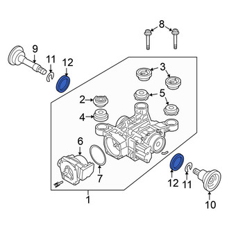 Volkswagen OE - Rear Drive Axle Shaft Seal