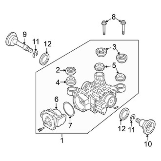 Volkswagen OE - Rear Suspension - Axle & Differential (AWD)