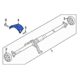 Volkswagen OE - Rear Drive Shaft Center Support