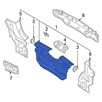 Volkswagen OE - Rear Rear Body Panel