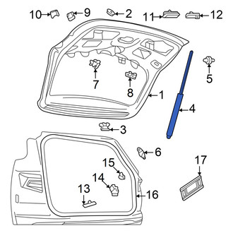 Volkswagen OE - Liftgate Lift Support