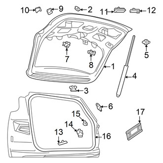 Volkswagen OE - Lift Gate - Gate & Hardware