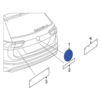 Volkswagen OE - Rear Hatch Emblem