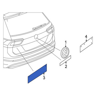 Volkswagen OE - Rear Hatch Emblem