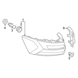 Volkswagen OE - Rear Lamps - Combination Lamps (On Body)