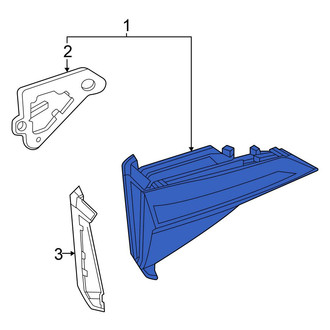 Volkswagen OE - Rear Left Inner Tail Light Assembly