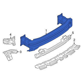 Volkswagen OE - Rear Bumper Impact Bar