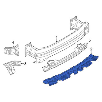 Volkswagen OE - Rear Bumper Cover Support Rail