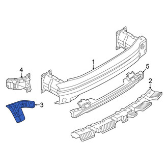 Volkswagen OE - Rear Left Bumper Guide Bracket