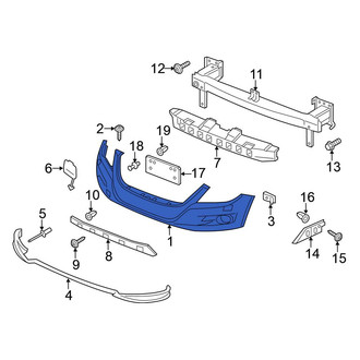 Volkswagen OE - Front Bumper Cover