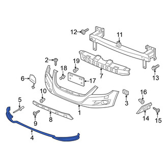 Volkswagen OE - Front Radiator Support Air Deflector
