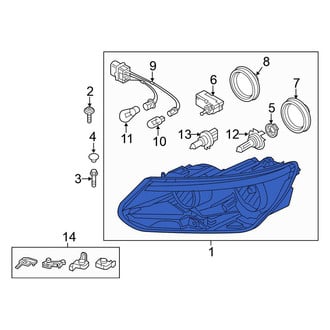 Volkswagen OE - Front Left Headlight Assembly