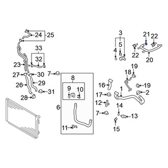 Volkswagen OE - Engine Coolant Pipe O-Ring