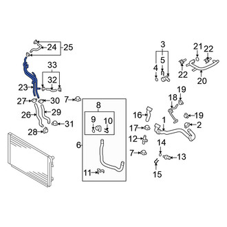 Volkswagen OE - Engine Coolant Pipe