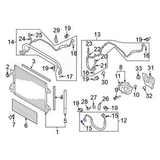 Volkswagen OE - A/C Refrigerant Line O-Ring