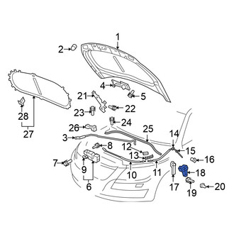 Volkswagen OE - Hood Release Handle Bracket