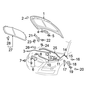 Volkswagen OE - Hood & Components (Gas)