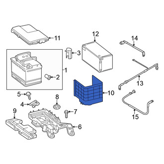 Volkswagen OE - Left Battery Cover