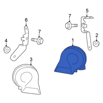 Volkswagen OE - Horn