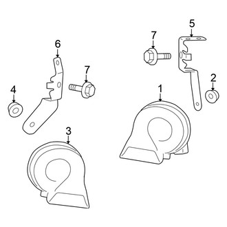 Volkswagen OE - Electrical - Horn