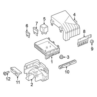 Volkswagen OE - Electrical - Fuse & Relay (Engine Compartment), (Gas)