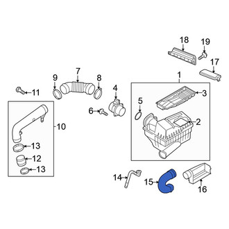Volkswagen OE - Engine Air Intake Hose