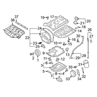 Volkswagen OE - Engine Timing Cover Bolt