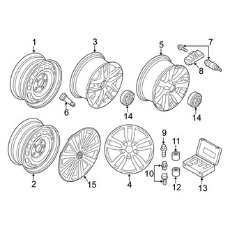 Volkswagen OE - Wheels (16"), (Gas)