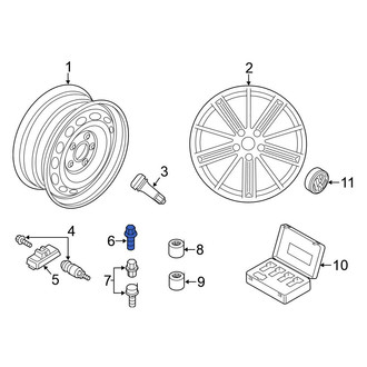 Volkswagen OE - Wheel Lug Bolt