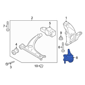 Volkswagen OE - Front Left Suspension Ball Joint