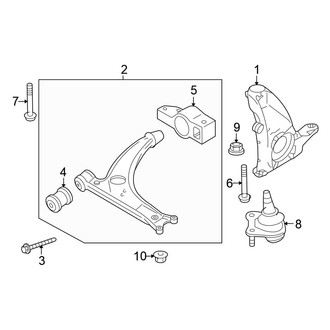 Volkswagen OE - Front Suspension - Suspension Components