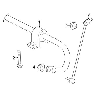 Volkswagen OE - Front Suspension - Stabilizer Bar & Components (Gas)