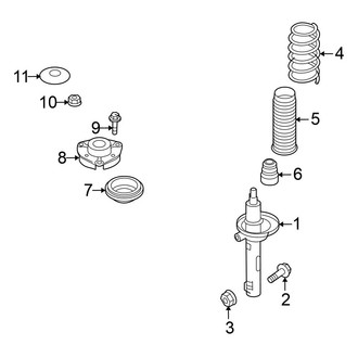 Volkswagen OE - Front Suspension - Struts & Components (Gas)