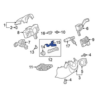 Volkswagen OE - Ignition Lock Housing