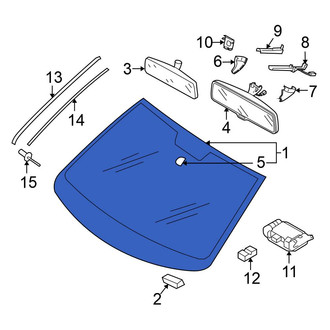 Volkswagen OE - Front Windshield