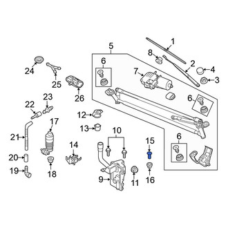Volkswagen OE - Washer Fluid Reservoir Plug