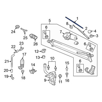 Volkswagen OE - Front Wiper Blade