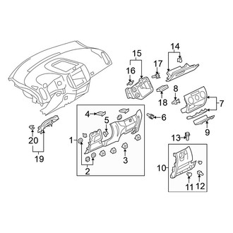 Volkswagen OE - Instrument Panel Components (Gas)