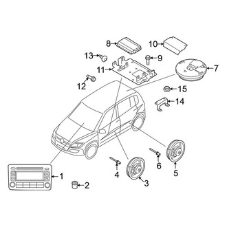 Volkswagen OE - Instrument Panel - Sound System (Gas)