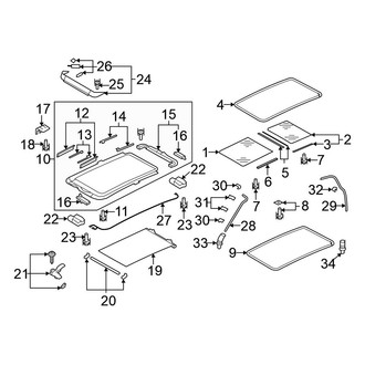 Volkswagen OE - Roof - Sunroof (Gas)