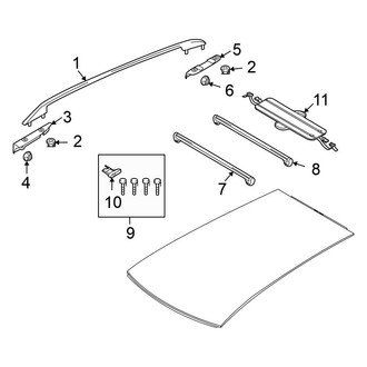 Volkswagen OE - Roof - Luggage Carrier (Gas)