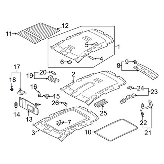 Volkswagen OE - Sun Visor Holder Clip