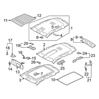 Volkswagen OE - Roof - Interior Trim (Gas)